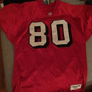 Jerry Rice 75th NFL season throwback authentic